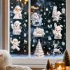 Christmas Window Sticker Set for Glass Holiday Decorations
