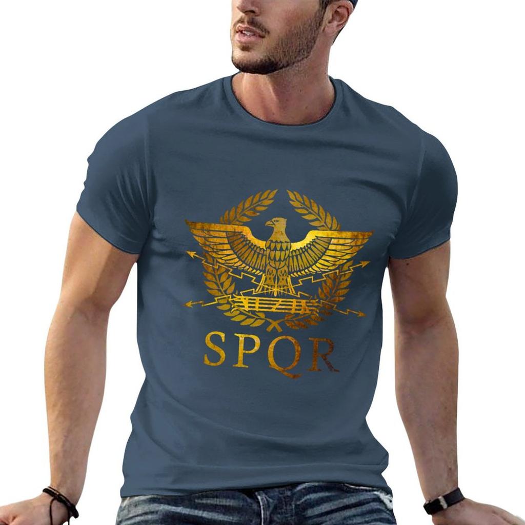 SPQR Sentus Populusque Rmnus TShirt Breathable Workout Short Sleeve Top