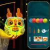 Traditional Handheld Paper Lamp Cartoon LED Lantern Toys  Mid-Autumn Festival