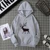 Warm Fleece Sweatshirt Nine-Color Deer Series Unisex Printed Sweatshirt Fleece Autumn And Winter Inner And Outer Wear
