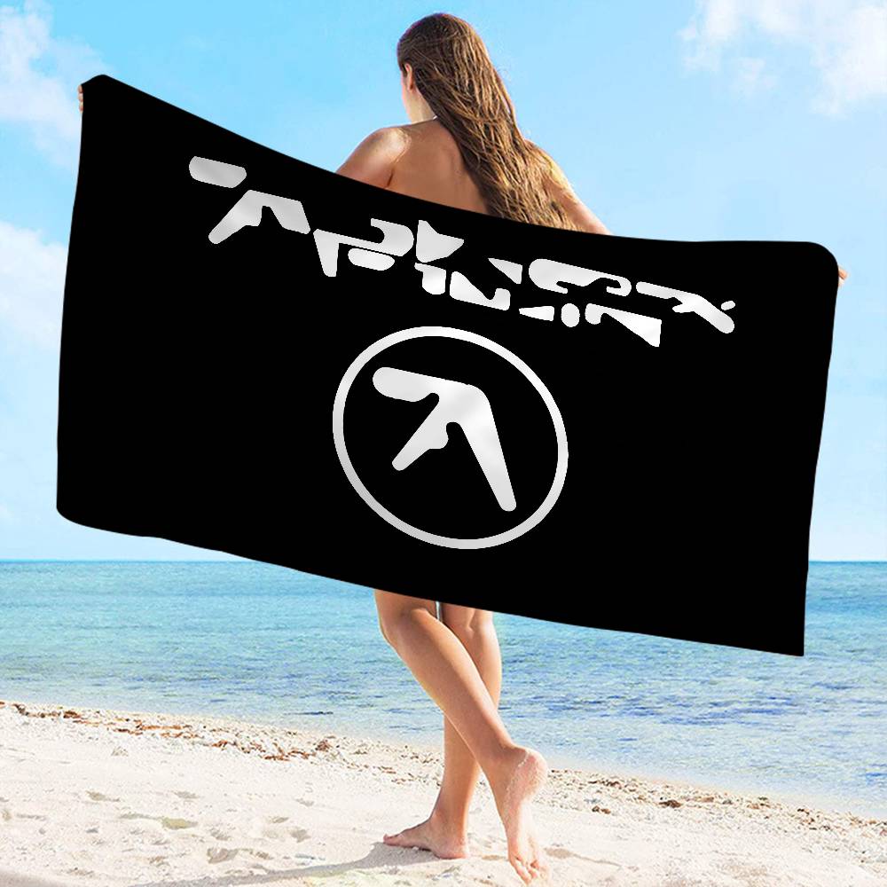 Aphex Twin Beach Towel Colorful Bath Towels For Girl Microfiber Quick Dry Custom Sand Free Beach Yoga Spa Gym Pool