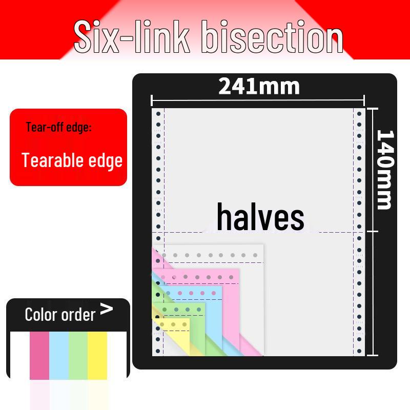 Triplicate Dot Matrix Printer Paper: 2-part, 4-part, and 5-part Delivery Notes