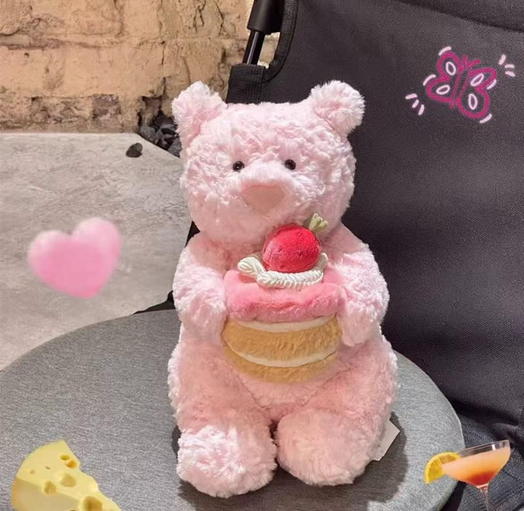 Novo Modelo 30cm Coelho de Pelúcia Fofo com Orelhas Longas Boneca Coelho Branco Rosa Muito Macia Pelúcias Dormindo Decoração de Casa Presentes Menina