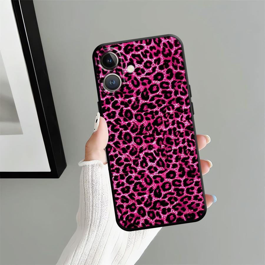 Fashion Leopard Pattern Case for Apple iPhone 17 Pro Max 16 12 15 Pro 7 8 14 13 Air XR XS MAX 11 Funda Phone Cover