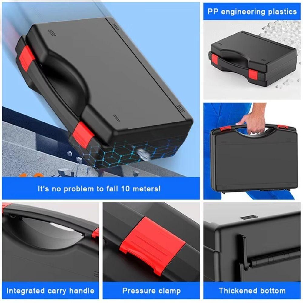 1Pcs PP Plastic Plastic Tool Organizer Storage Case  For Outdoor Indoor Maintenance