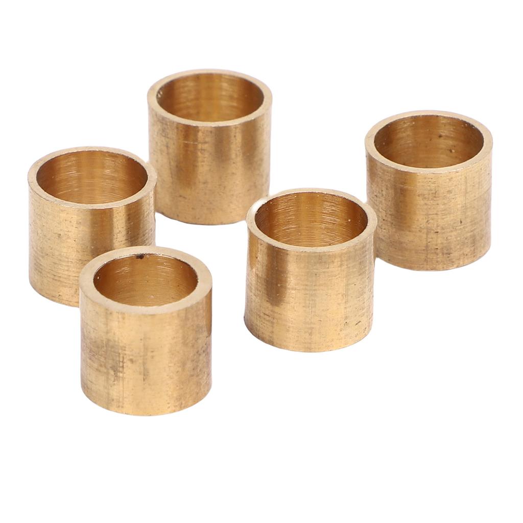 5PCS Billiard Cue Tip Copper Hoops 10.2mm Billiard Replacement Ferrule Snooker Pool Cue Tips for Cue Stick