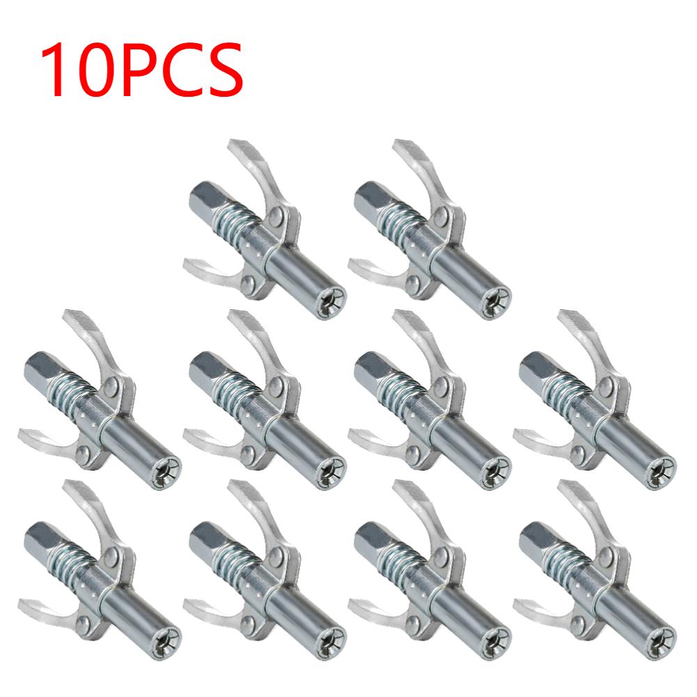 Grease Gun Coupler 10000PSI NPTI/8 Oil Pump Quick Release Grease Tip Tool Car Syringe Lubricant Tip Grease Nozzle Repair Tool