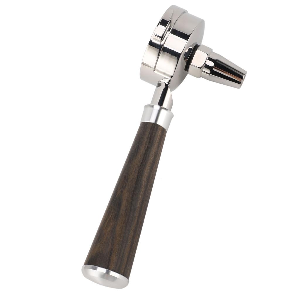 Portafilter 58mm with Bottom Detachable 304 Stainless Steel   Wood Handle Coffee Portafilter for Expobar for   for GA for Pandorra for XLVI