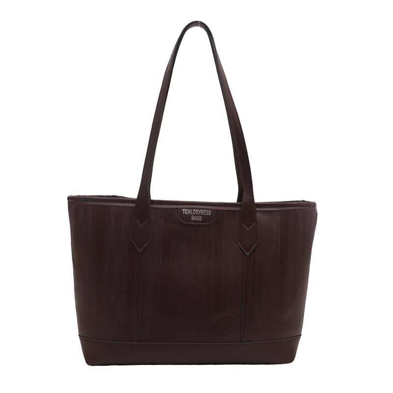 Chic Urban Minimalist Pu Tote Bag For Women With Spacious Design And Multiple Color Options For Everyday Use