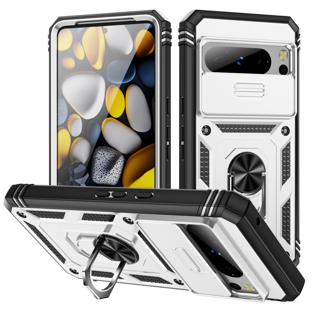 Applicable to Google Pixel10Pro mobile phone case second generation push window Pixel9Pro bracket Pixel8 protective case