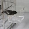 Transparente Acryl-Hänge-Vogelschale für Papageien