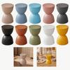 Small Round Foot Stool Seat Modern Decor Footstool for Bedside Nursery Home