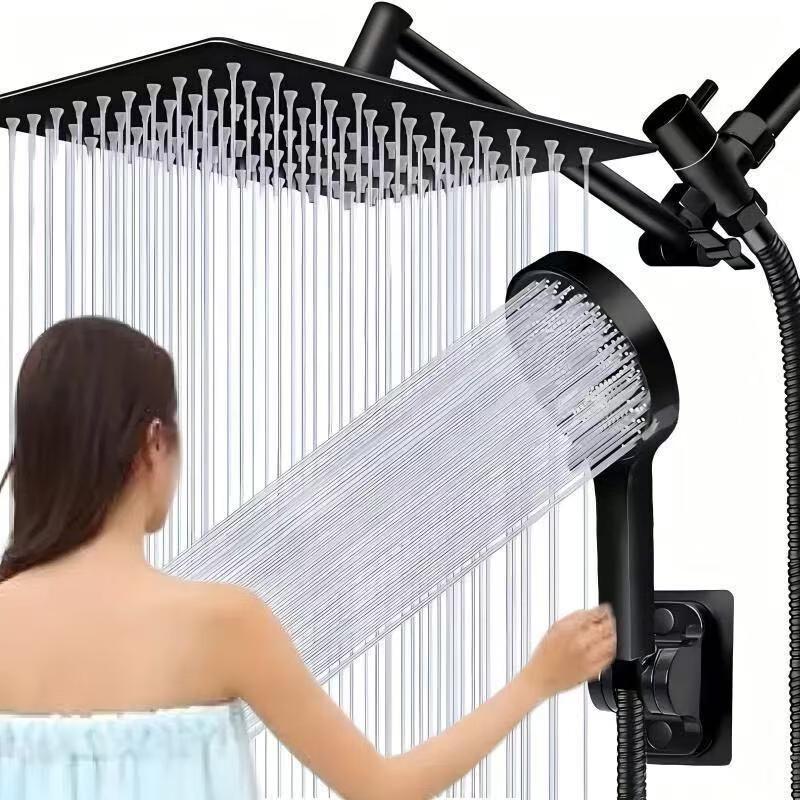 LANGZHIWEN 8-inch Wall-mounted Shower Set