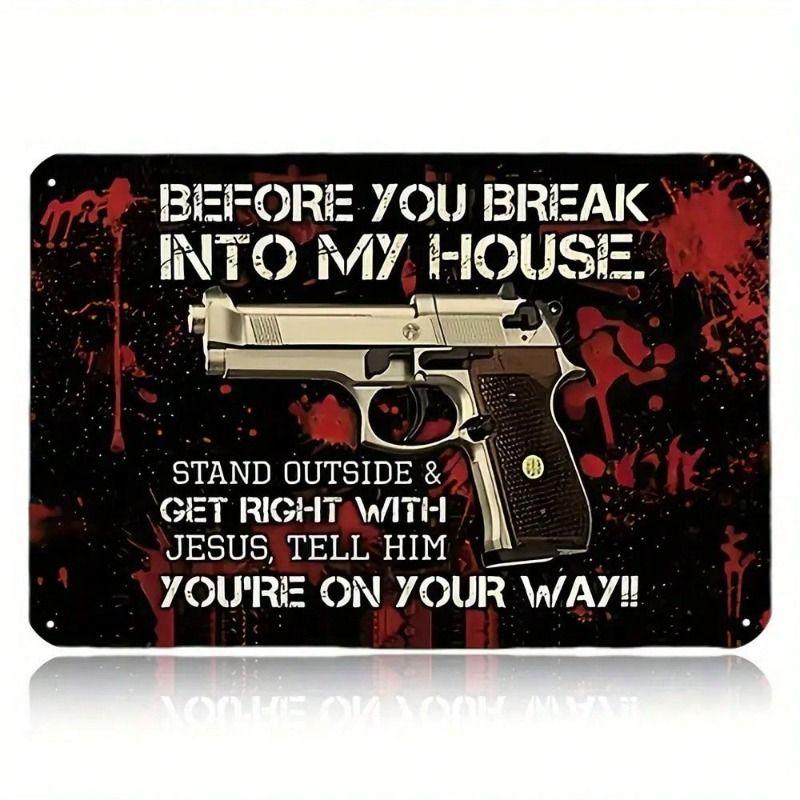 Vintage Metal Tin Wall Poster Sign 20x30cm