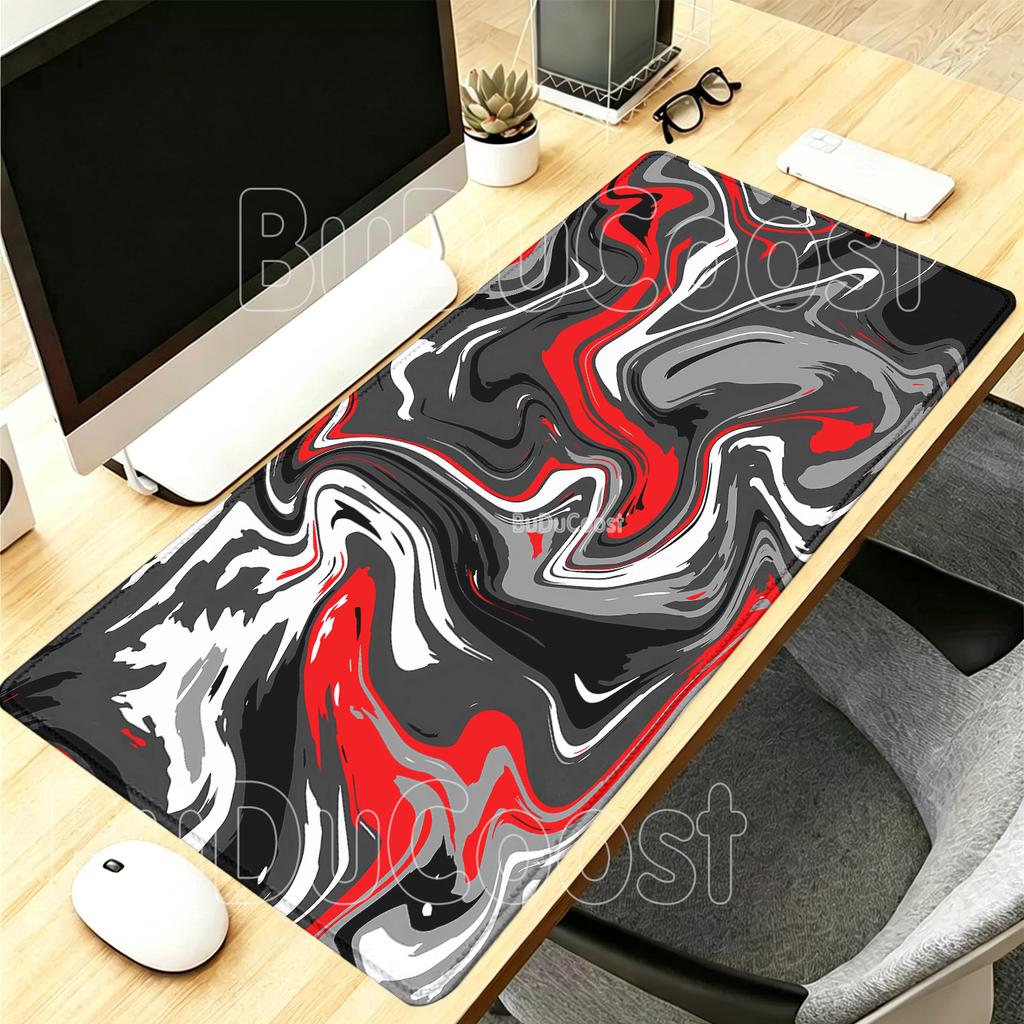Gaming Strata Liquid Fluid Mouse Pad Art Swirl Large Keyboards HD Printing PC Computer Laptop Anime Office Keyboard XXL Desk Mat