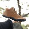 New Outdoor Sports Comfortable and Warm, Piled and Thickened Five-finger Cotton Shoes, Couple Hiking Mid-tube Cotton Boots
