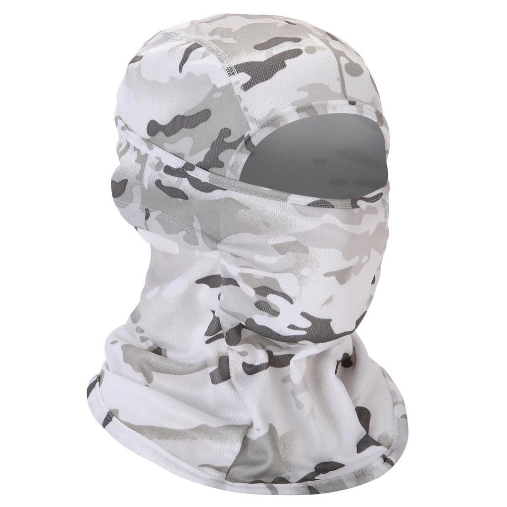 Camo Cycling Mask & Summer Headband: Sun Protection Neck Gaiter for Men & Women