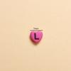 100pcs/set 7mm Acylic Colorful Heart Acrylic Letter Beads for Jewelry Making DIY Bracelet Necklace Handmade Materials