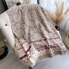 Autumn And Winter Scarf Women'S Cashmere Double-Sided Dual-Purpose High-Grade Texture Shawl Air Conditioner Warm Wool Scarf