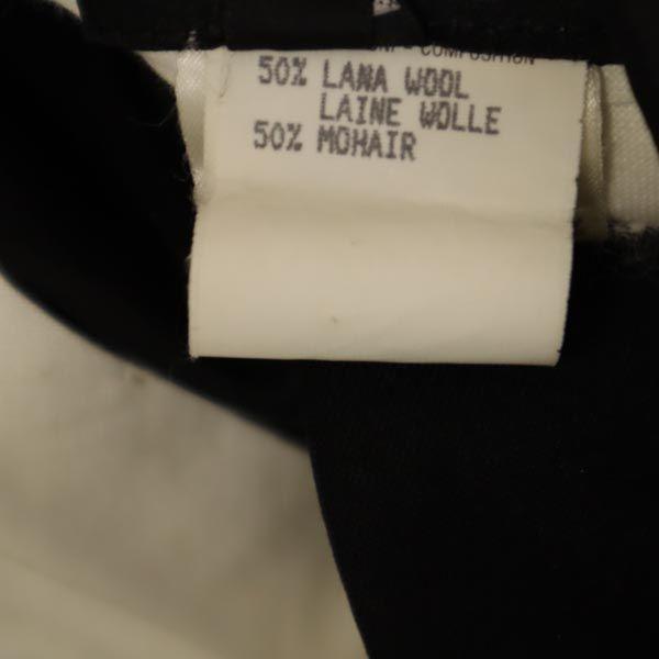 Gucci Italian Mohair Blend Center Press Slacks Pants 40 Black Women Used