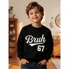 6 7 Meme Kids Sweatshirts Funny Digital Graphic Hoodie Casual Long Sleeve Top Loose Comfortable Streetwear Fashion Boys Clothes