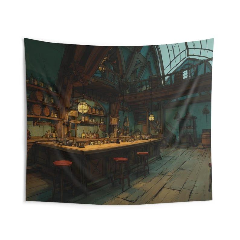 

Electronic Game Bar tapestry 75x100 чорний