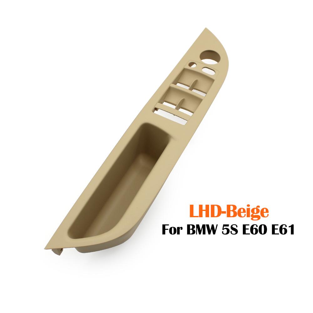 LHD RHD Car Window Switch Cover Door Handle Armrest Panel Trim Replacement For BMW 5 Series E60 E61 2006-2010 51416983703
