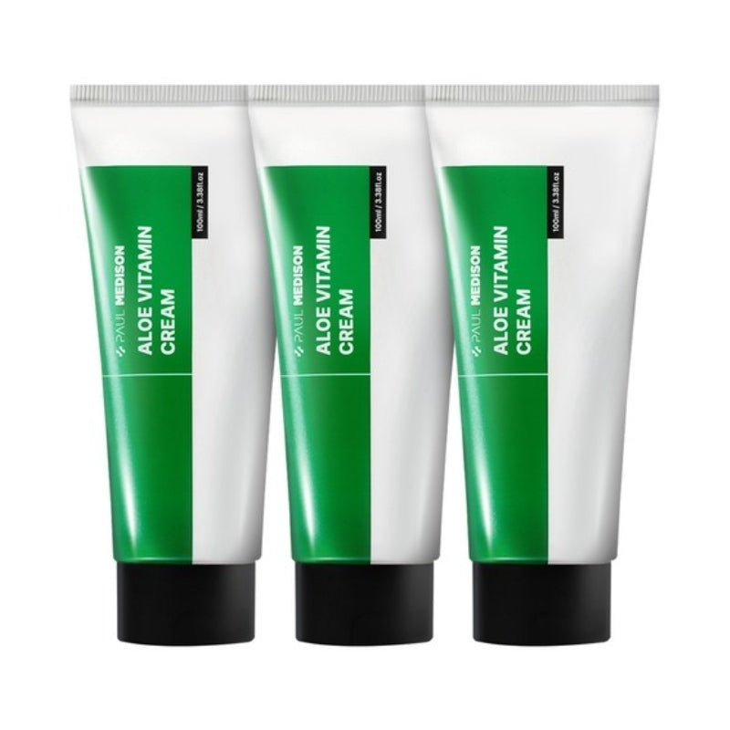 Paul Medison Aloe Vitamin Cream 100ml*1Pc/3Pcs/5Pcs