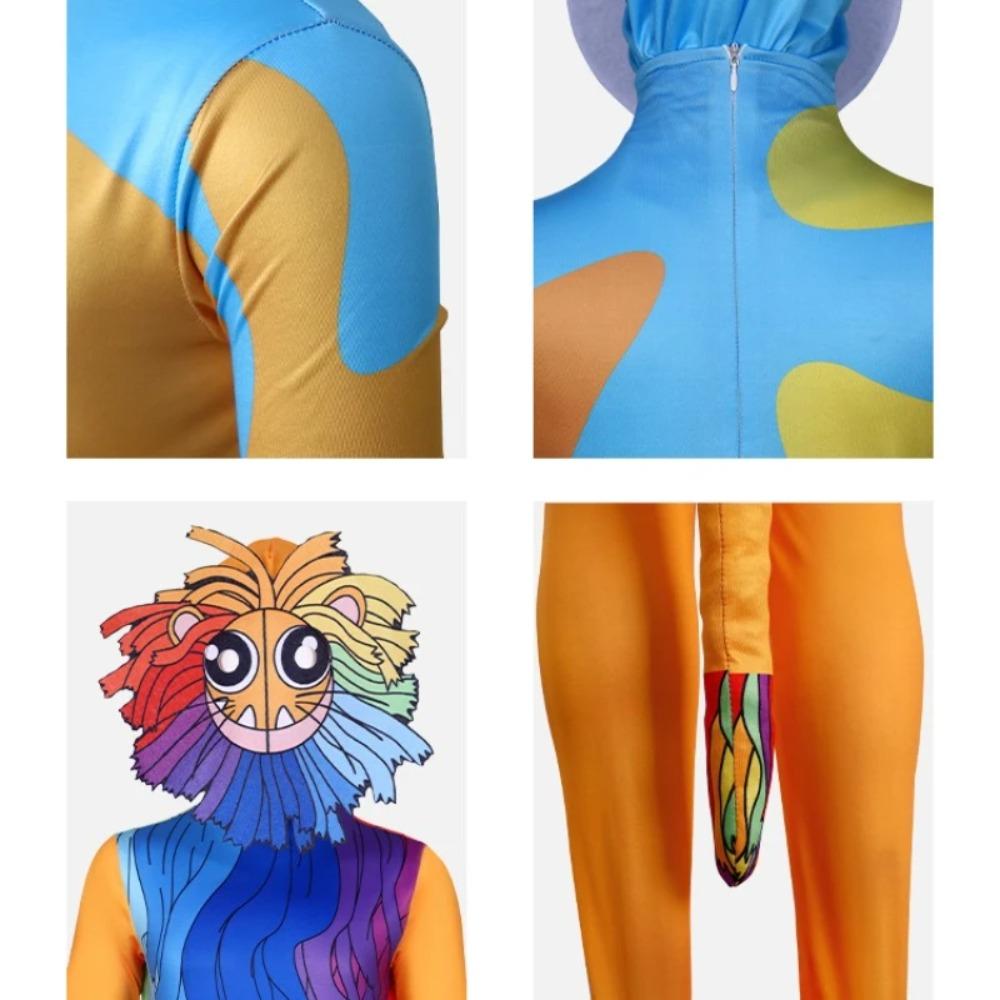 Hororová hra Poppy 4 Halloweenský kostým monstra pro dospělé a děti Noční můry Stvoření Dinosaura Lva Yarnabys Pianosaurus Čas na hraní Cosplay