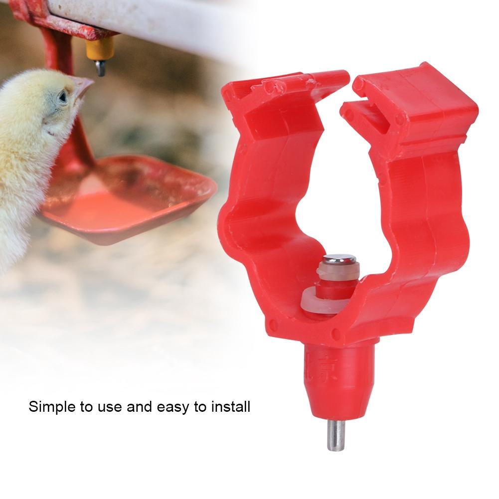 50Pcs G1 2in G3 4in Integrated Spring Drinker Poultry Drinking Nipple Chicken Farm Accessories