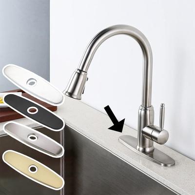 1 Stück Armaturenlochabdeckung Deckplatte Edelstahl Badezimmer Küchenspüle Für die meisten Einlocharmaturen