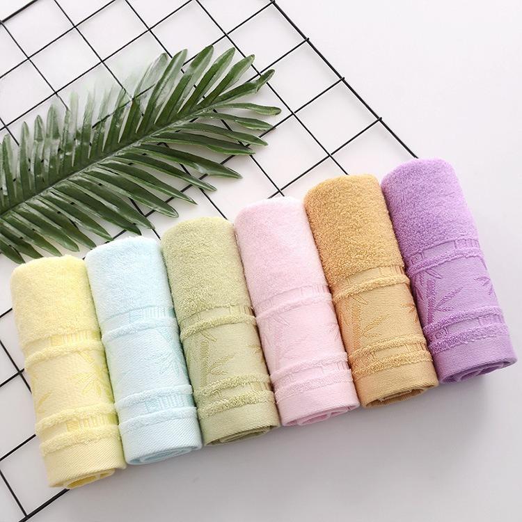 Bamboo Forest Jacquard Plain Absorbent Towel