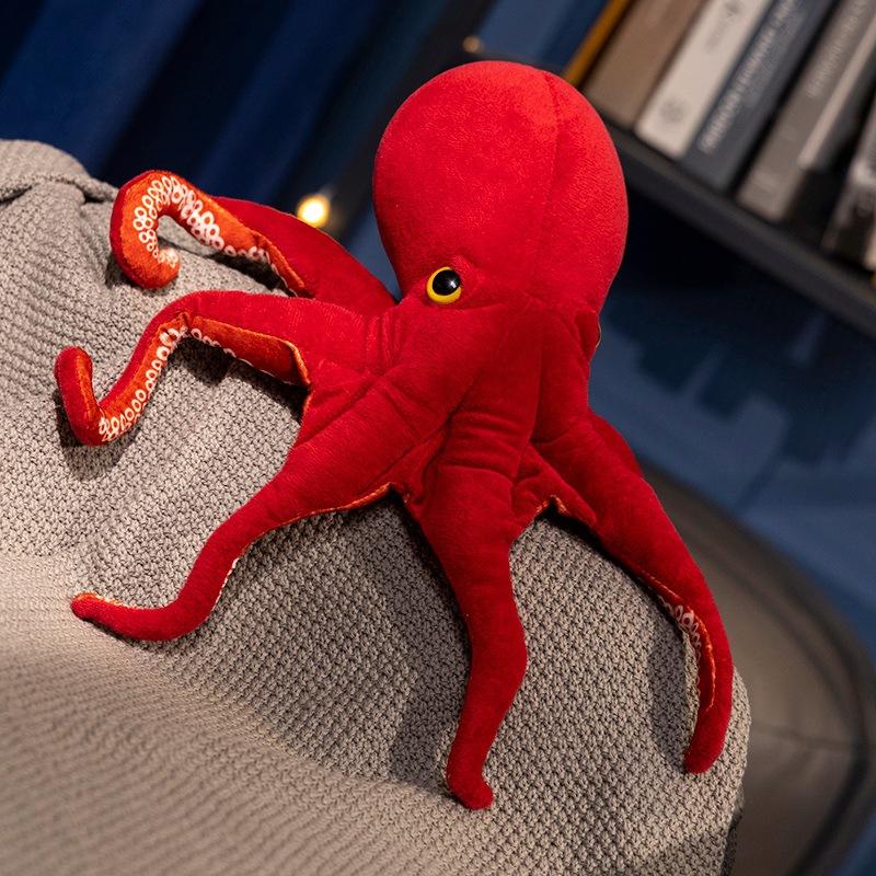 

Simulation Big Octopus Doll Plush Toy Ocean Animal Red Octopus Doll Children s Ragdoll Doll 40cm
