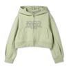 [renoma KidS] Women S Acrop Embroidery Hoodie Zip Up  R2412j014 
