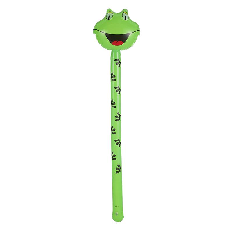 Cartoon Animal Inflatable Giraffe Stick Balloon Toy for Children