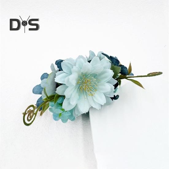 Imitation Flower Hair Clip Side Bang 3D Flower Hairpin Decorative Strong Grip Women Hair Pin Hair Accessory