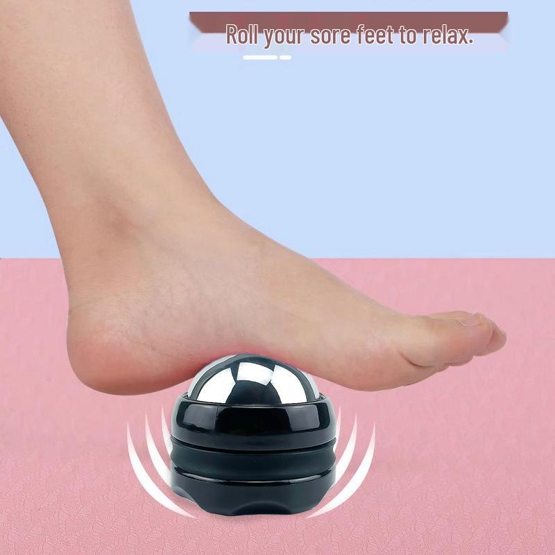 Stainless Steel Massage Ball Roller for Muscle Relaxation & Hot/Cold Therapy