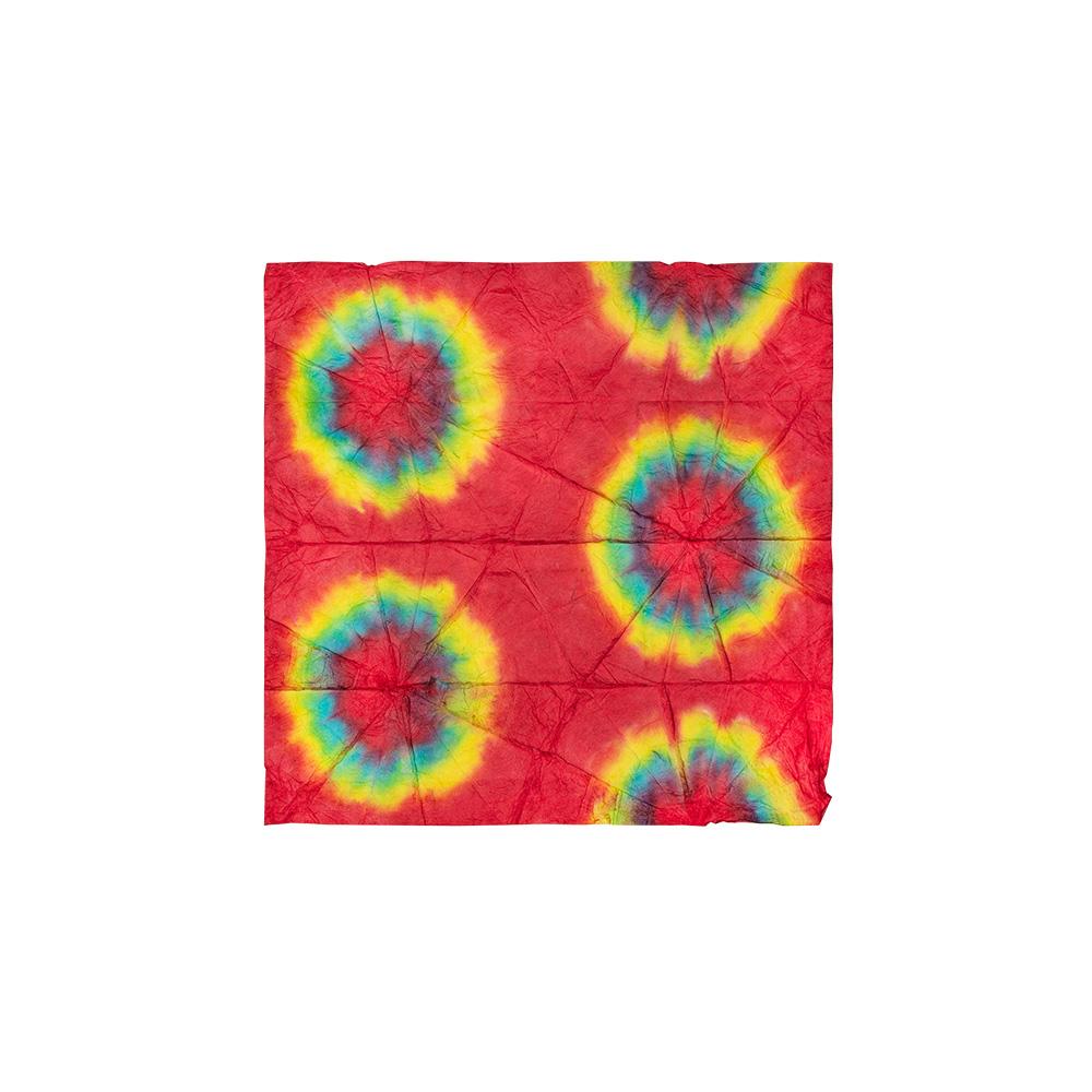 

[Lush] Red Tie-Dye Lokta Wrap