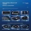 Air Vent 3 Speed 5V 1A Car Usb Cooling Fan 360 Degree Adjustable Air Outlet Car Fan 5-Blade Low Noise For Car Truck Suv Sedan