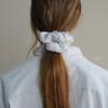 ROH SEOUL Classic Scrunchie Blue Stripe