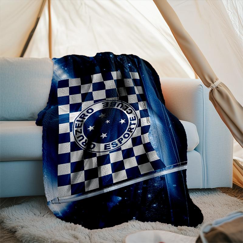 1PC Fc Esporte Printed Soft Flannel Blanket Throw for Adult Bedroom Living Room Sofa Camping Travel Fan gifts Christmas Gifts