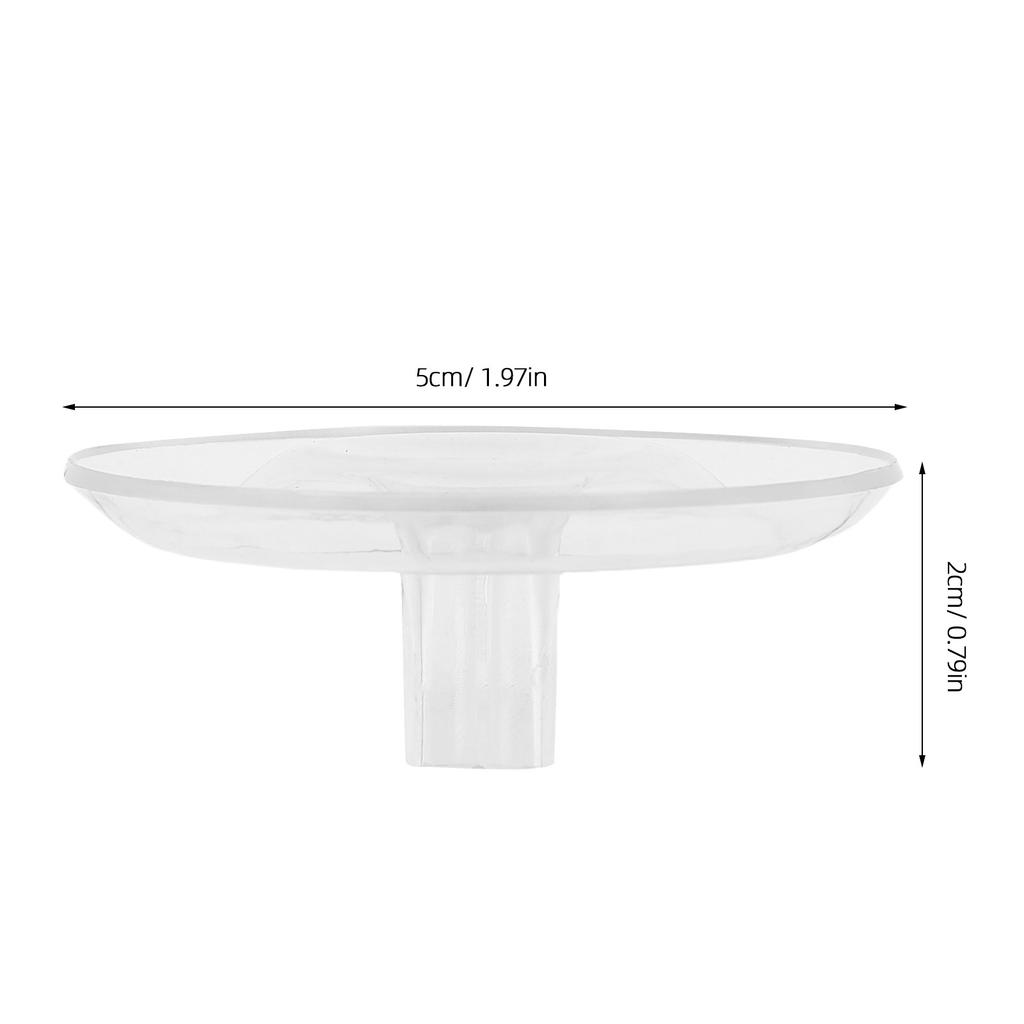 40Pcs Hydroponic Floating Flower Holder Transparent Plastic 50Mm Plant Fixation Insert Floating Floral Display Stand for Water