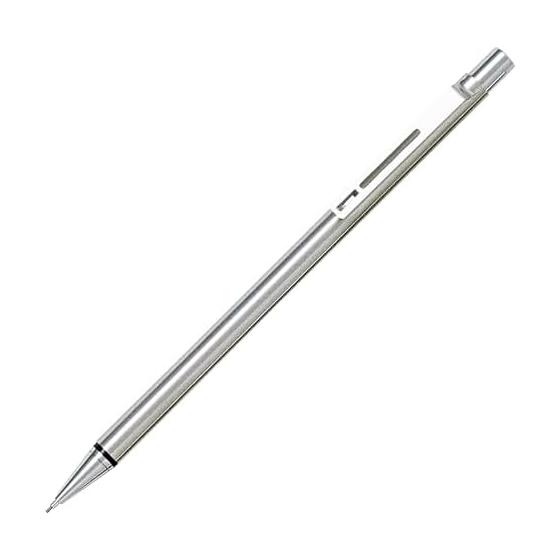 Ołówek mechaniczny Pilot Birdy Mini, 0,5 mm, Srebrny (HS-40S) - Kompaktowy, Wciskany, Idealny do Planerów