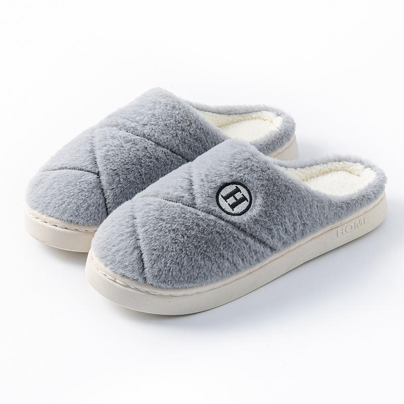 Cotton slippers home autumn and winter indoor non-slip thick-soled cotton shoes Mao Mao cotton mop warm couple shoes