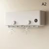 3Pcs Wall Mounted Conditioning Guide Fan Plastic Adjustable Suction Cup Air Conditioning Ventilator Windmill Shaped