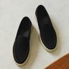 Fashion Suede Leather Mens Loafers Slip on Men Casual Shoes Comfy Moccasins Breathable Male Driving Shoes Leisure Walk Men Walking Flats
