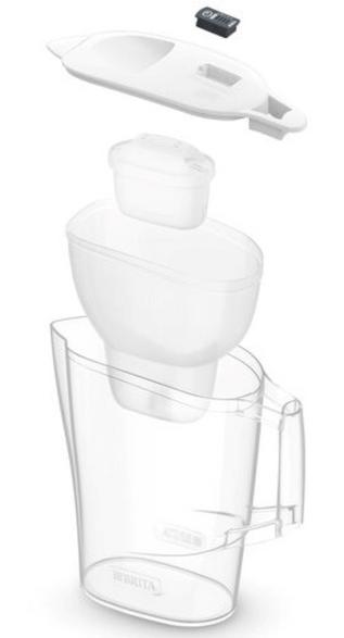 Brita Aluna White Filter Jug + 2 Maxtra Pure Performance Pro White Cartridges
