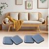 Pack of 50 Practical Adhesive Furniture Sliders Pad Quiet Glides Floor Protectors Accessory for Hardwoods and Carpet