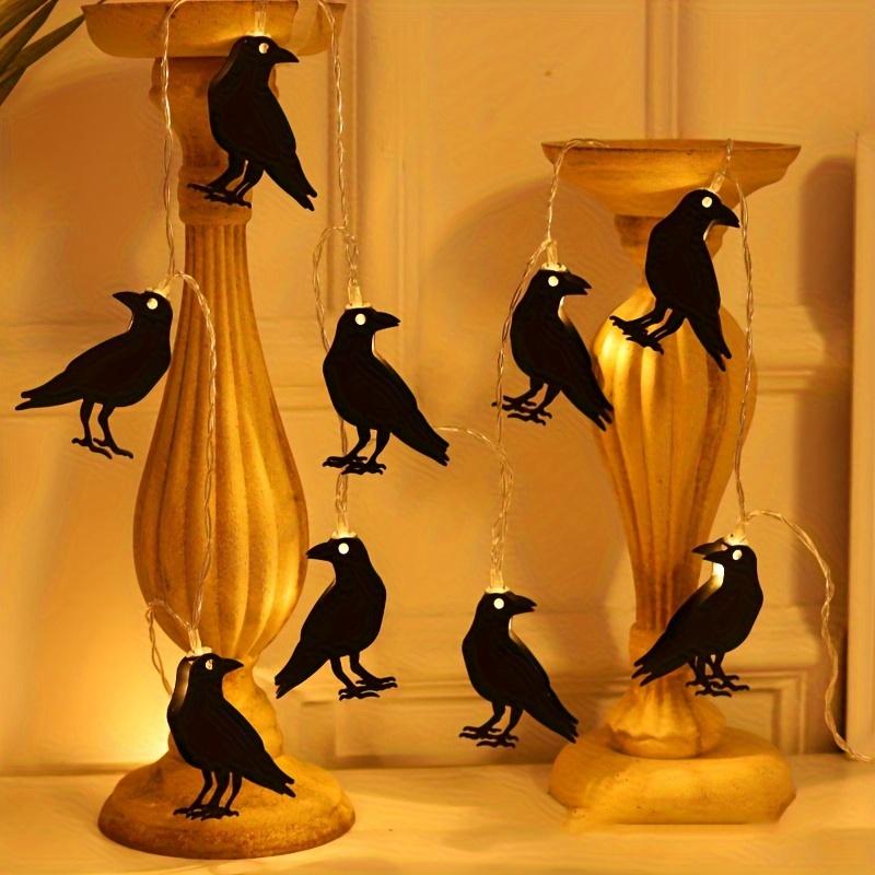 LED Halloween Light String Ghost Festival Decoration Iron Art Bat Ghost Battery Light Bar Party Decor