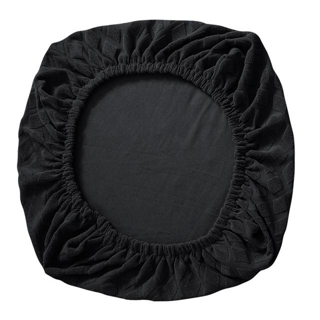 1pcs Elastic Office Chair Covers Jacquard Seat Covers Pineapple Lattice Fleece Slipcover Spandex Chair Cover Computer Protector